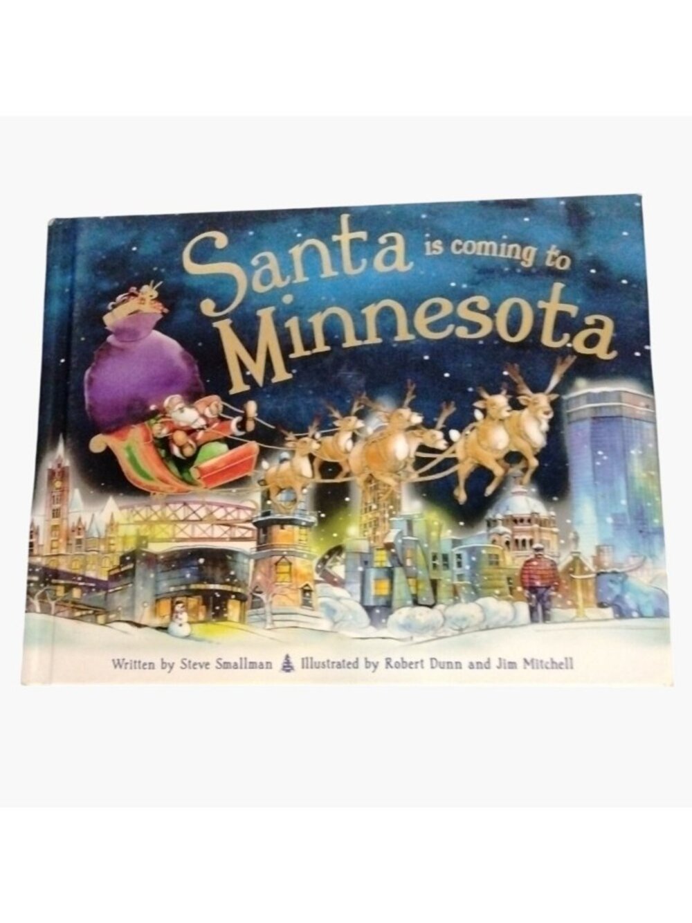 Santa Is Coming To Minnesota Childrens Hardcover Book Steve Smallman